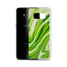 Load image into Gallery viewer, Lime Marble Samsung Case