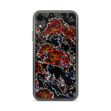 Load image into Gallery viewer, Neon Roses iPhone Case