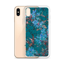 Load image into Gallery viewer, Turquoise Floral iPhone Case
