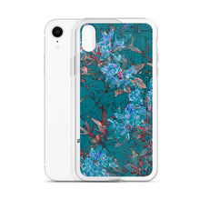 Load image into Gallery viewer, Turquoise Floral iPhone Case