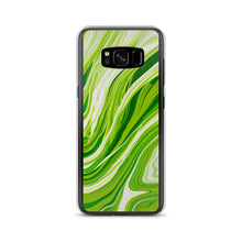 Load image into Gallery viewer, Lime Marble Samsung Case