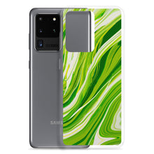 Load image into Gallery viewer, Lime Marble Samsung Case