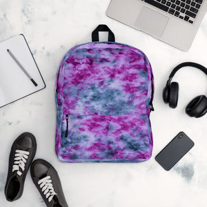 Indigo & Orchid Tie Dye Backpack