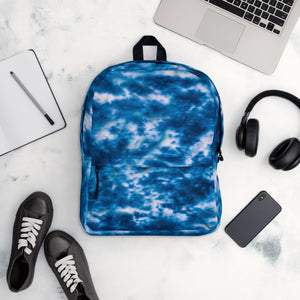 Royal Blue Tie Dye  Backpack