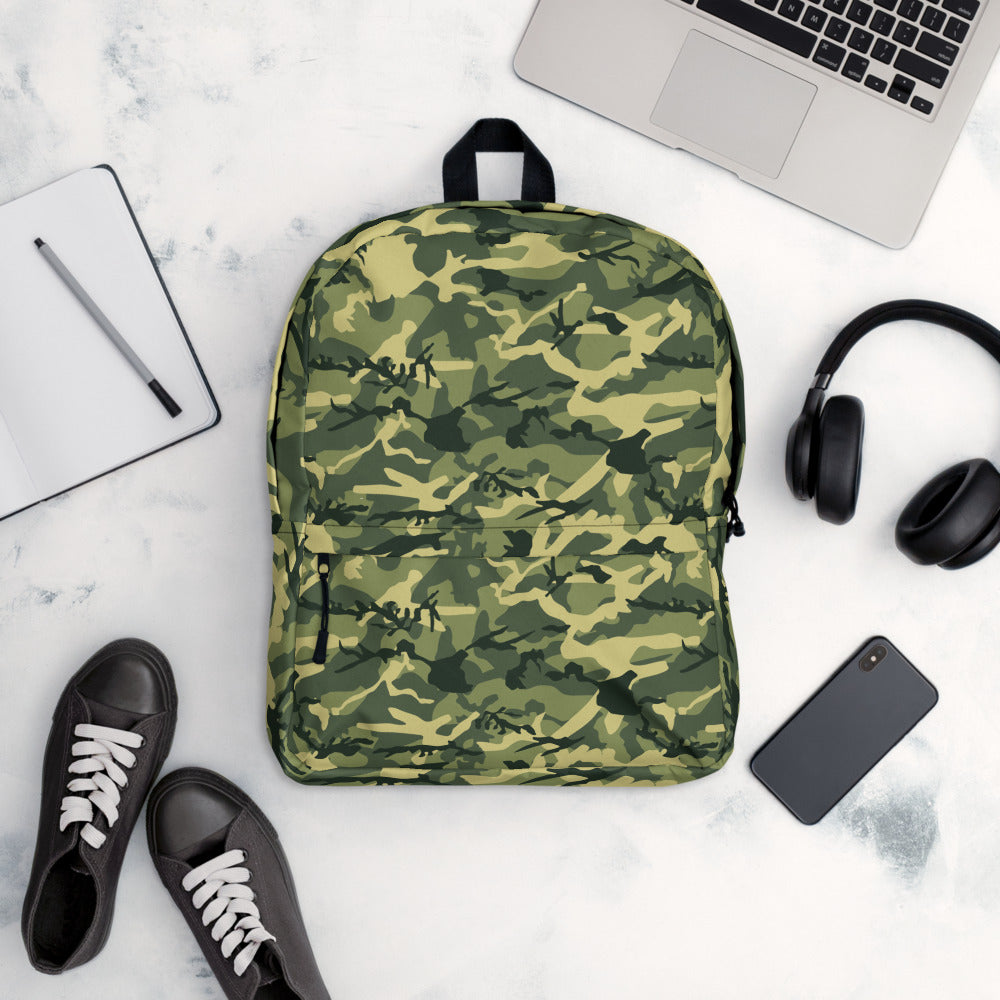 Green Camouflage Backpack