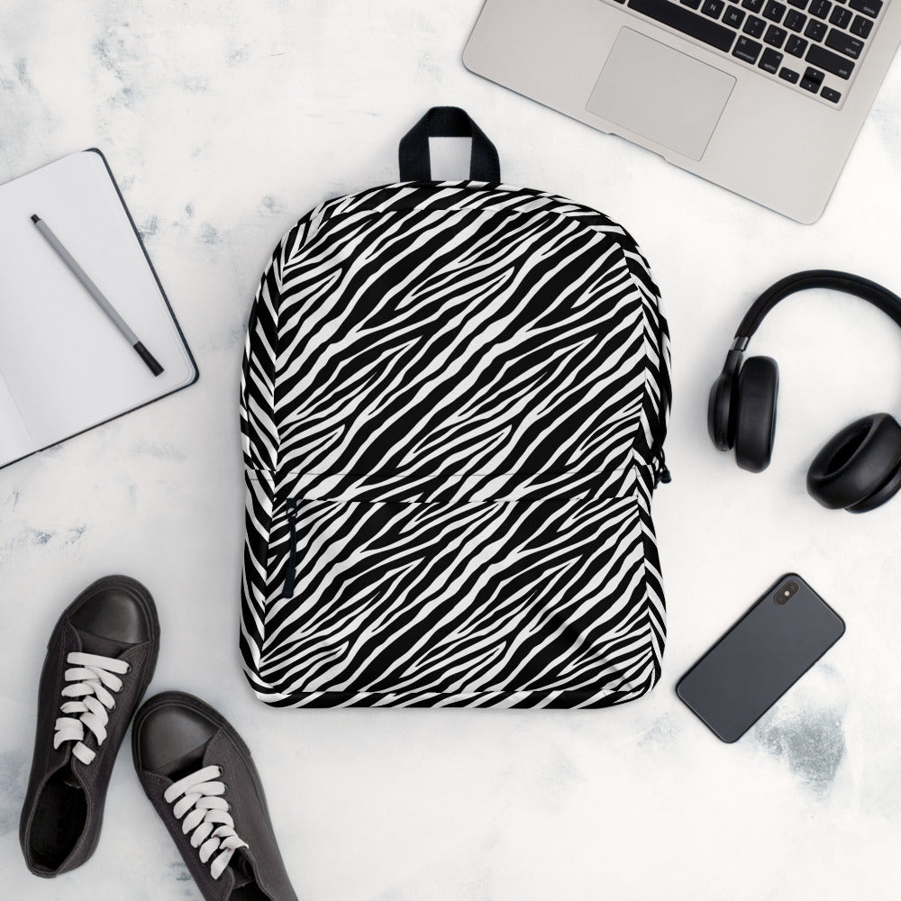 Zebra Print Backpack