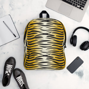 Tiger Print Backpack