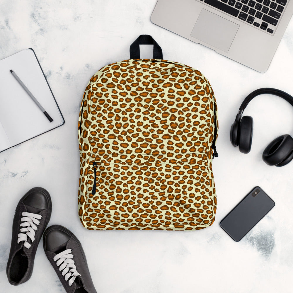 Leopard Print Backpack