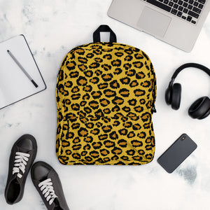 Jaguar Print Backpack