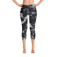 Load image into Gallery viewer, Onyx &amp; Frost Tie Dye Capri Leggings
