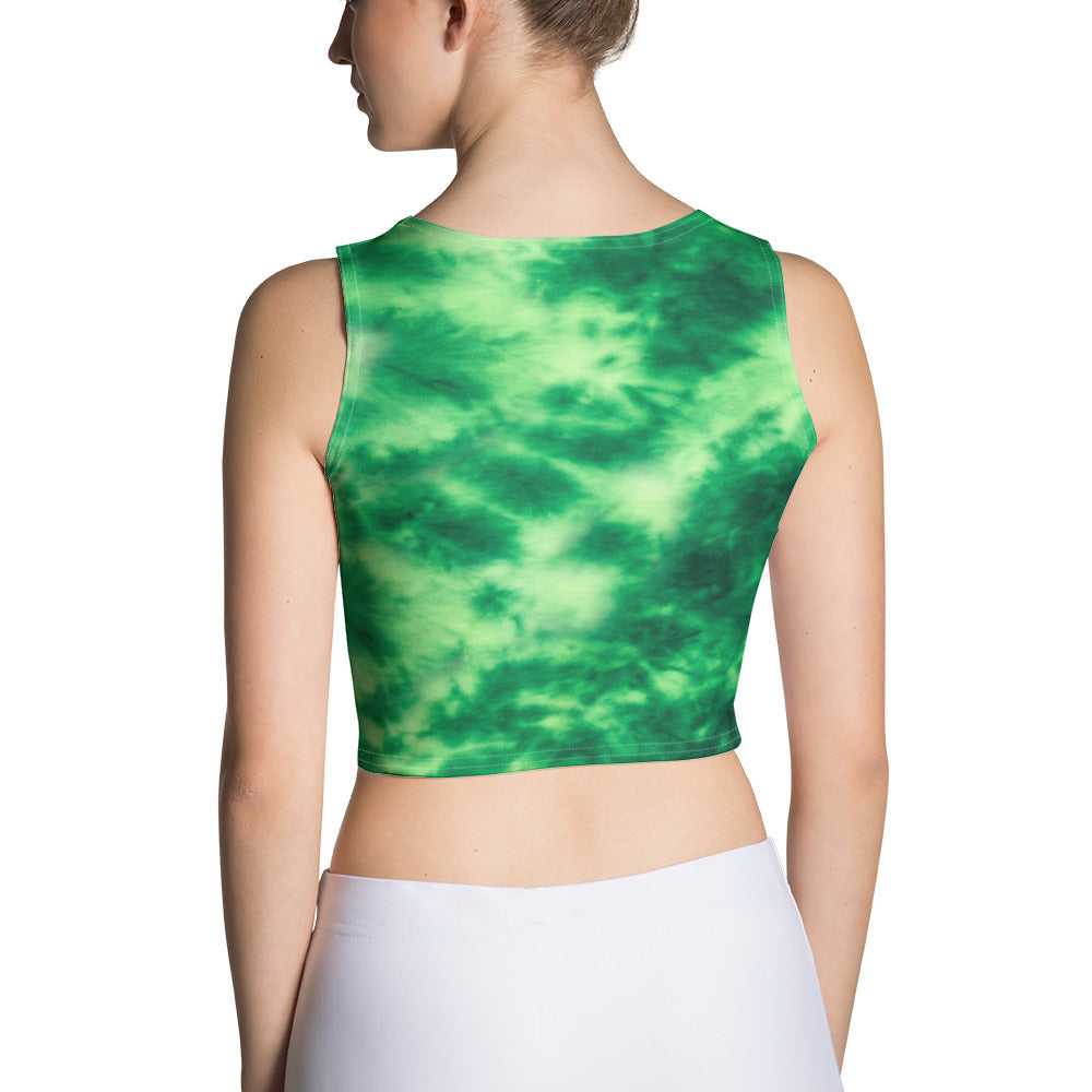Emerald Tie Dye Crop Top