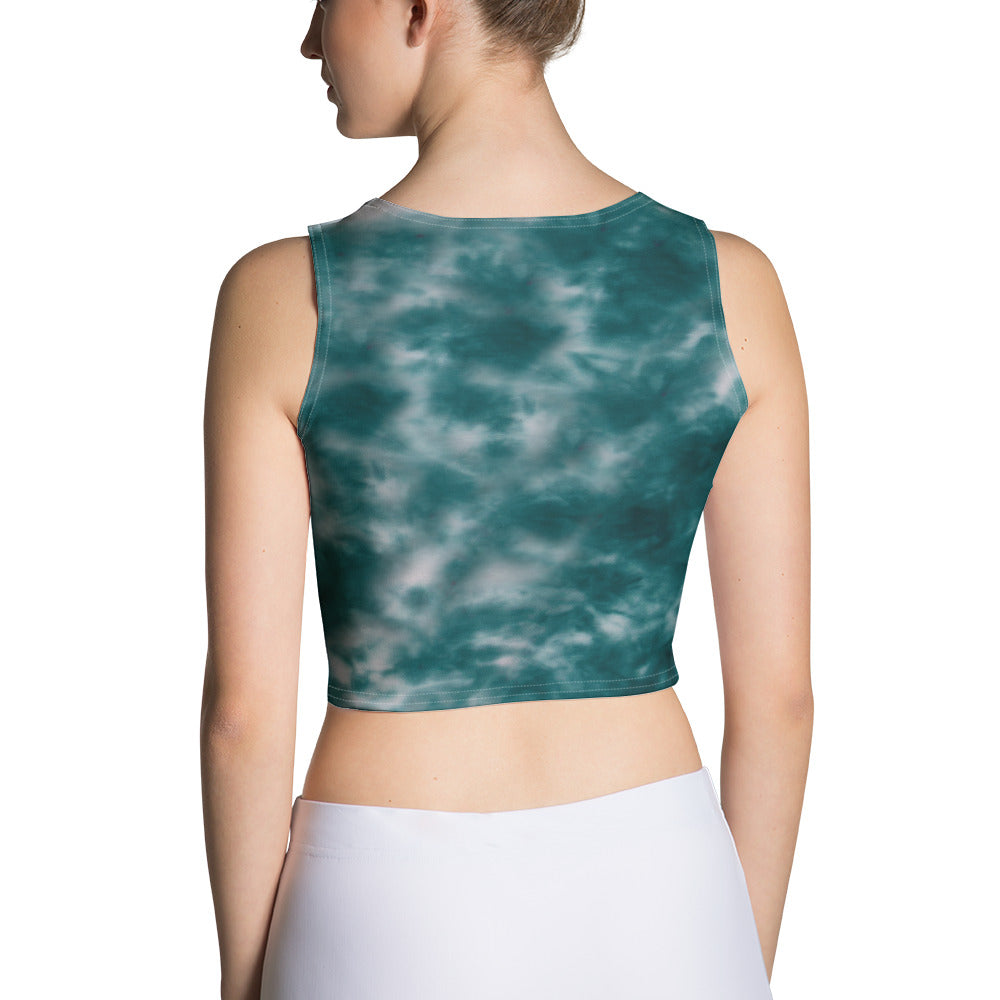 Deep Ocean Tie Dye Crop Top