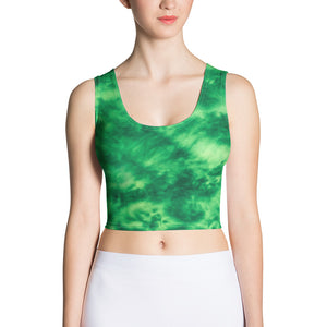 Emerald Tie Dye Crop Top