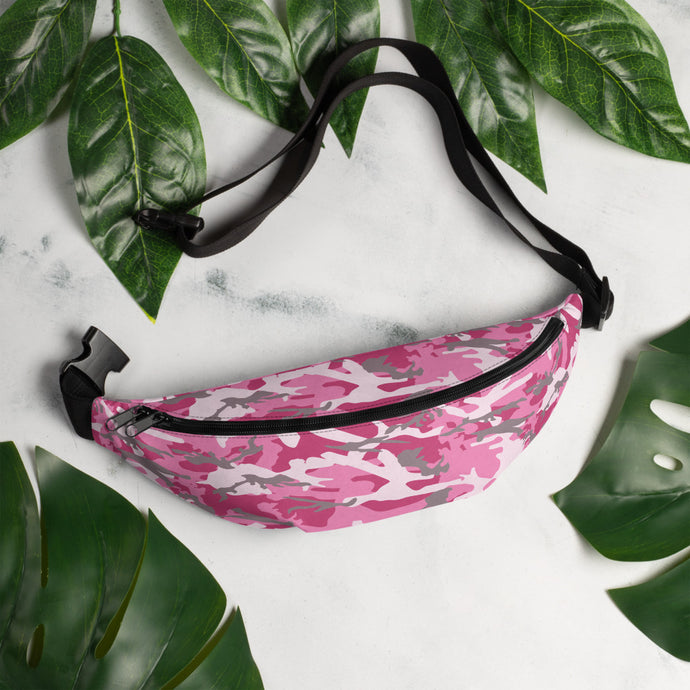 Pink Camouflage Fanny Pack