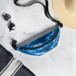 Royal Blue Tie Dye Fanny Pack