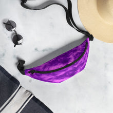 Load image into Gallery viewer, Purple Violet Tie Dye Fanny Pack