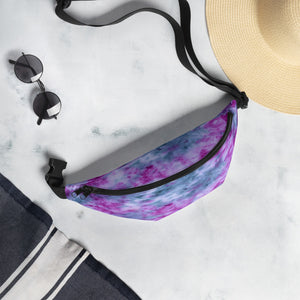 Indigo & Orchid Tie Dye Fanny Pack