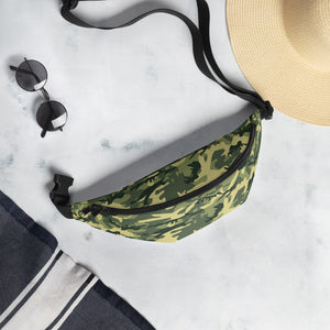 Green Camouflage Fanny Pack