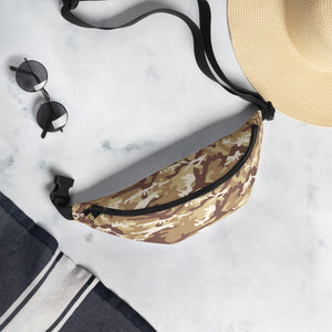 Brown Camouflage Fanny Pack