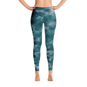 Deep Ocean Tie Dye Leggings