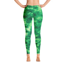 Load image into Gallery viewer, Emerald Tie Dye Leggings