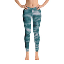 Load image into Gallery viewer, Deep Ocean Tie Dye Leggings