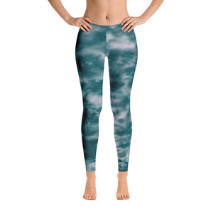 Deep Ocean Tie Dye Leggings