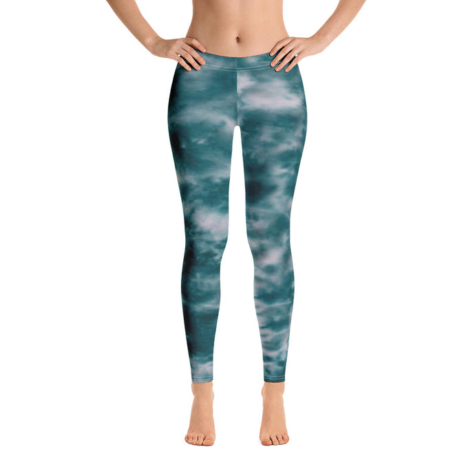 Deep Ocean Tie Dye Leggings