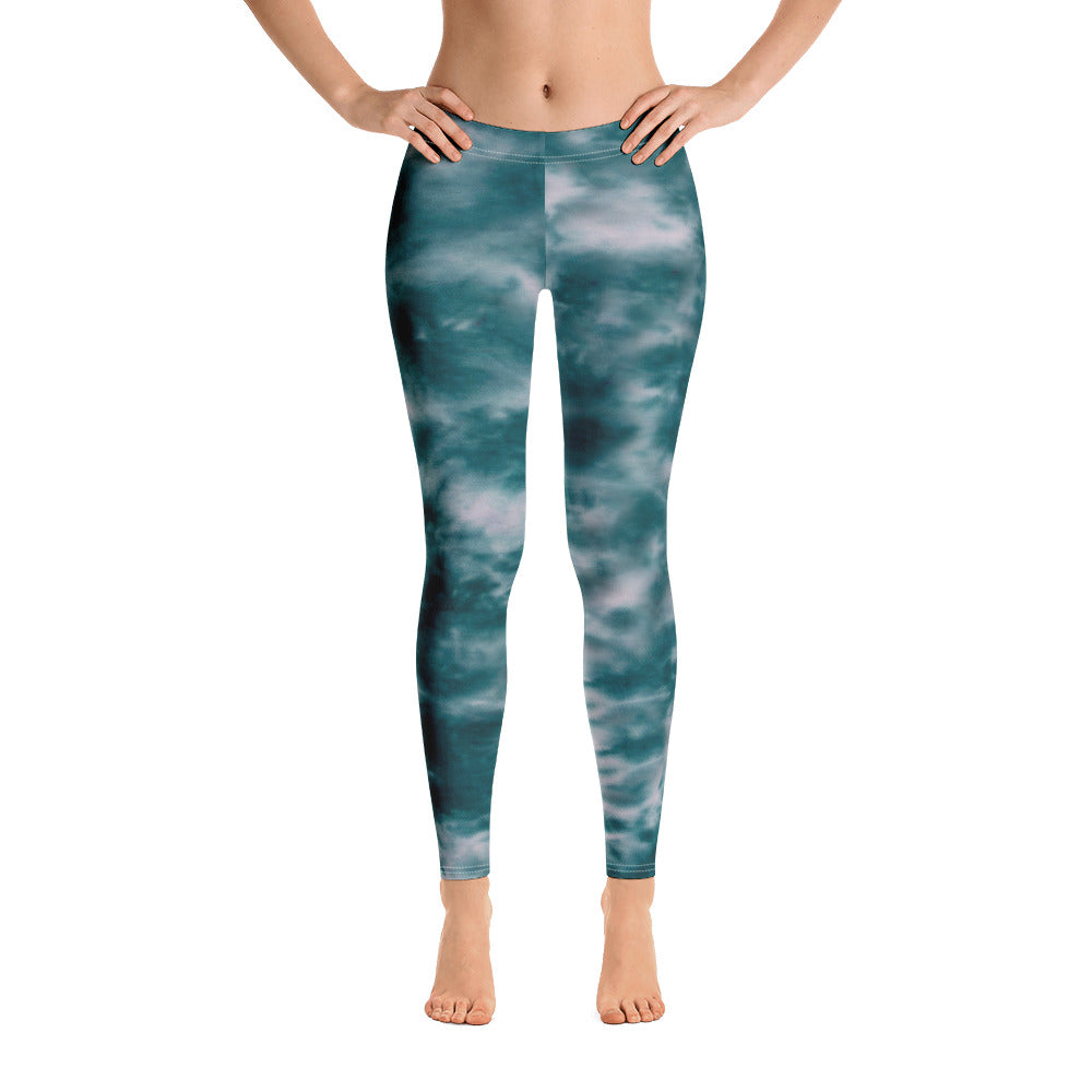 Deep Ocean Tie Dye Leggings