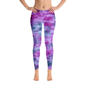 Indigo & Orchid Tie Dye Leggings