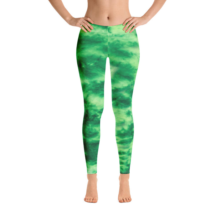 Emerald Tie Dye Leggings