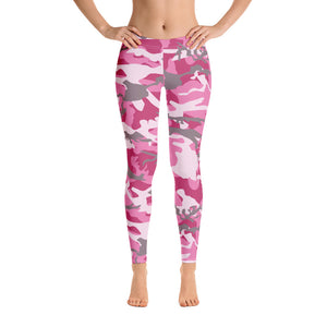 Pink Camouflage Leggings