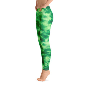 Emerald Tie Dye Leggings