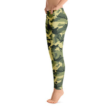 Load image into Gallery viewer, Green Camouflage Leggings