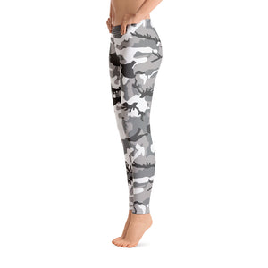 Grey Camouflage Leggings