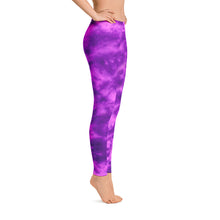 Load image into Gallery viewer, Purple Violet Tie Dye Leggings