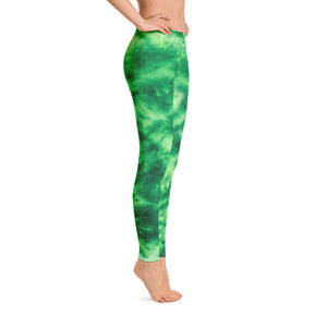 Emerald Tie Dye Leggings