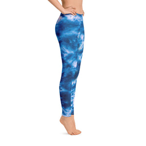 Royal Blue Tie Dye Leggings