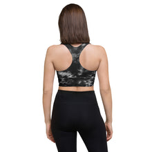 Load image into Gallery viewer, Onyx &amp; Frost Tie Dye Sports Bra