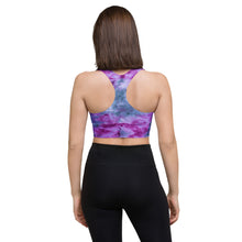 Load image into Gallery viewer, Indigo &amp; Orchid Tie Dye Sports Bra