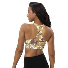 Load image into Gallery viewer, Brown Camouflage Sports Bra
