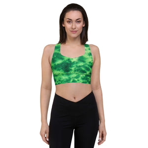 Emerald Tie Dye Sports Bra