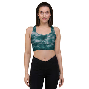Deep Ocean Tie Dye Sports Bra