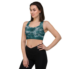 Load image into Gallery viewer, Deep Ocean Tie Dye Sports Bra