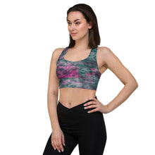 Load image into Gallery viewer, Lilac &amp; Peacock Tie Dye Sports Bra