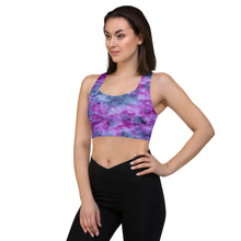 Load image into Gallery viewer, Indigo &amp; Orchid Tie Dye Sports Bra