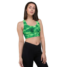 Load image into Gallery viewer, Emerald Tie Dye Sports Bra