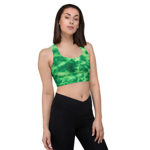 Emerald Tie Dye Sports Bra