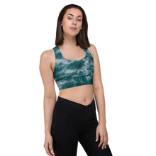 Load image into Gallery viewer, Deep Ocean Tie Dye Sports Bra