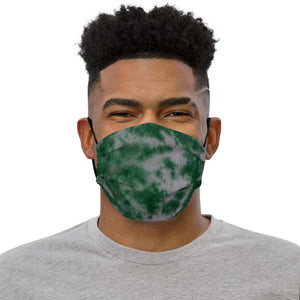 Emerald Tie Dye Face Mask